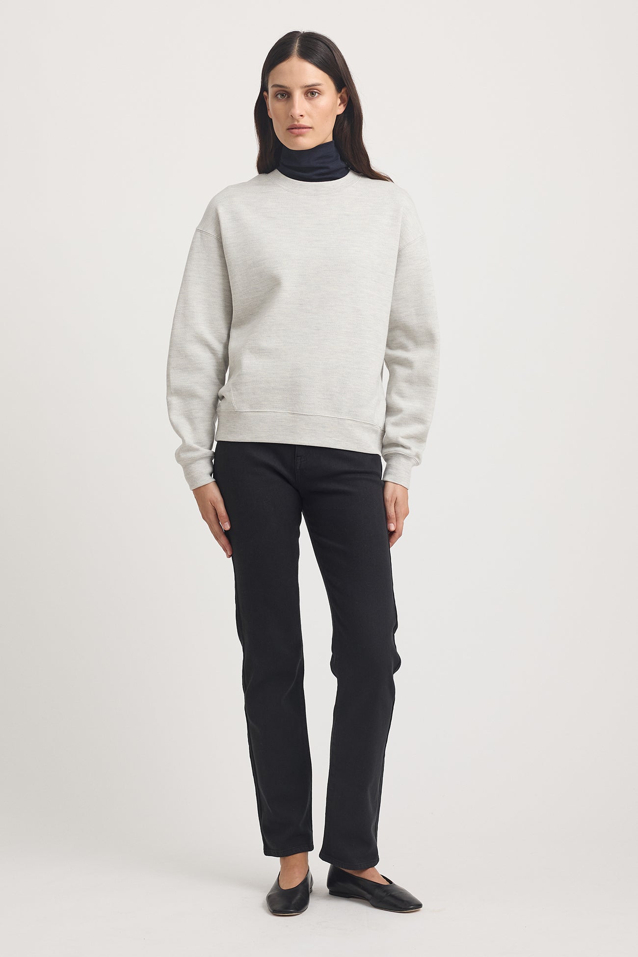 Lounge Relaxed Crew | Grey Marl