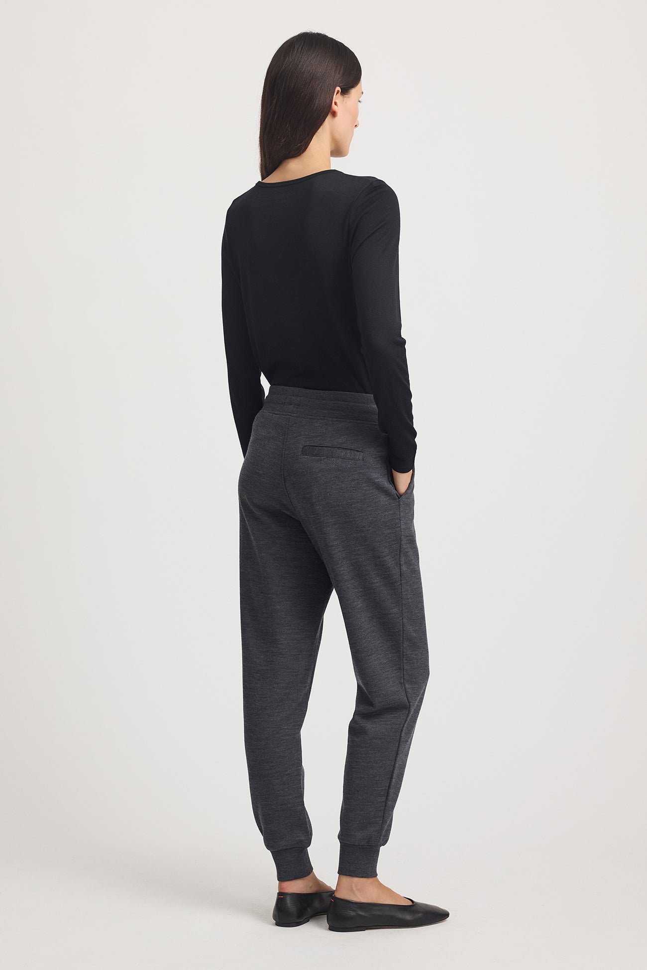 Lounge Drawstring Pant | Charcoal