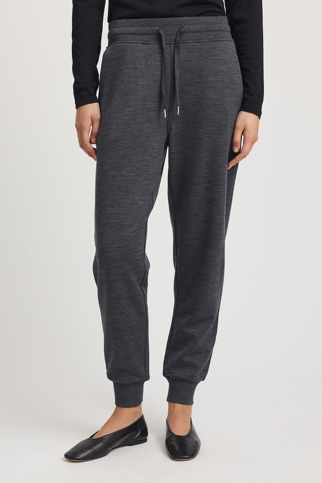 Lounge Drawstring Pant | Charcoal