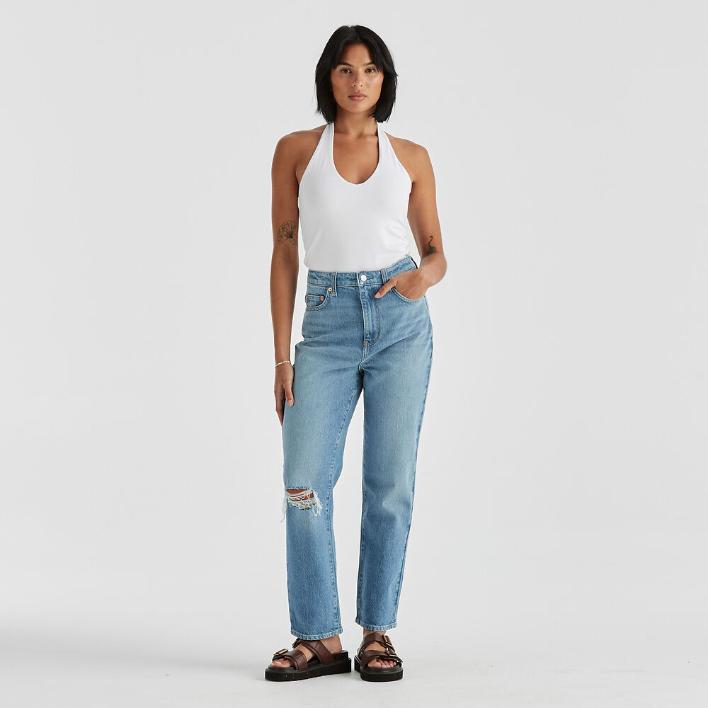 Hi Straight Jean | Blue Fusion