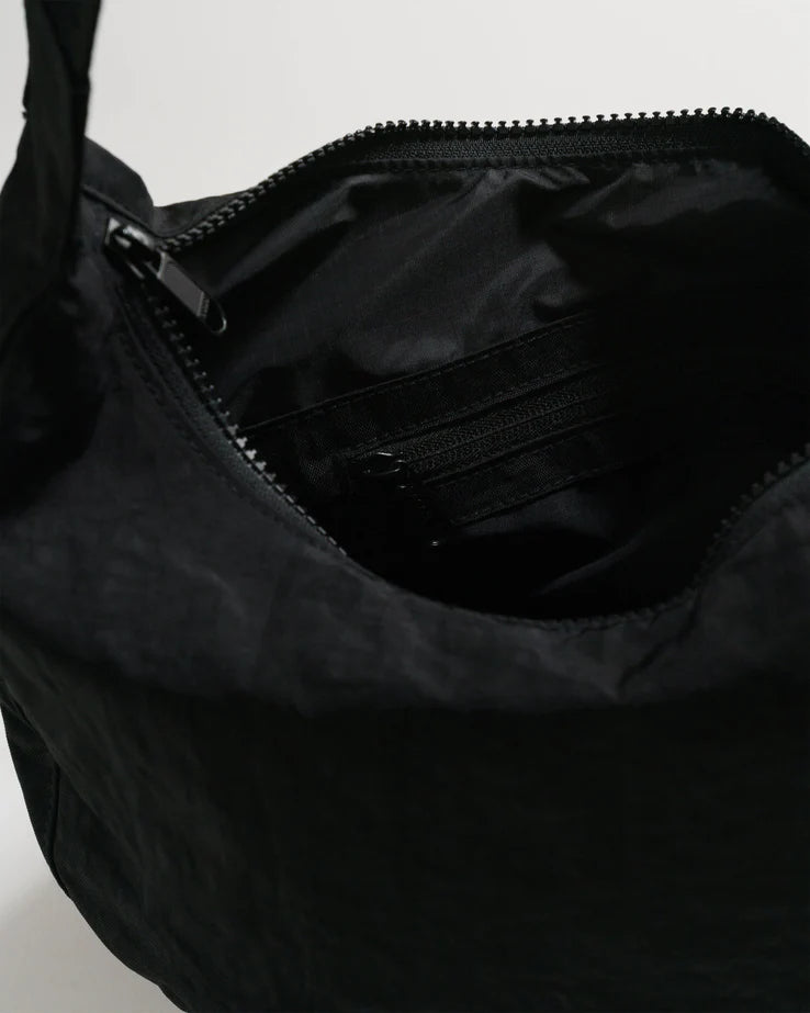 Medium Nylon Crescent Bag | Black - Baggu - Beechworth Emporium