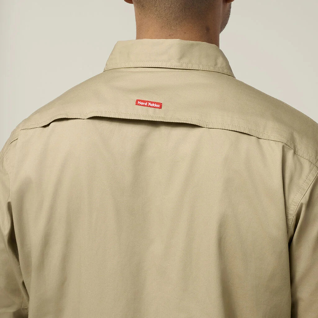 Short Sleeve Vented Shirt | Khaki