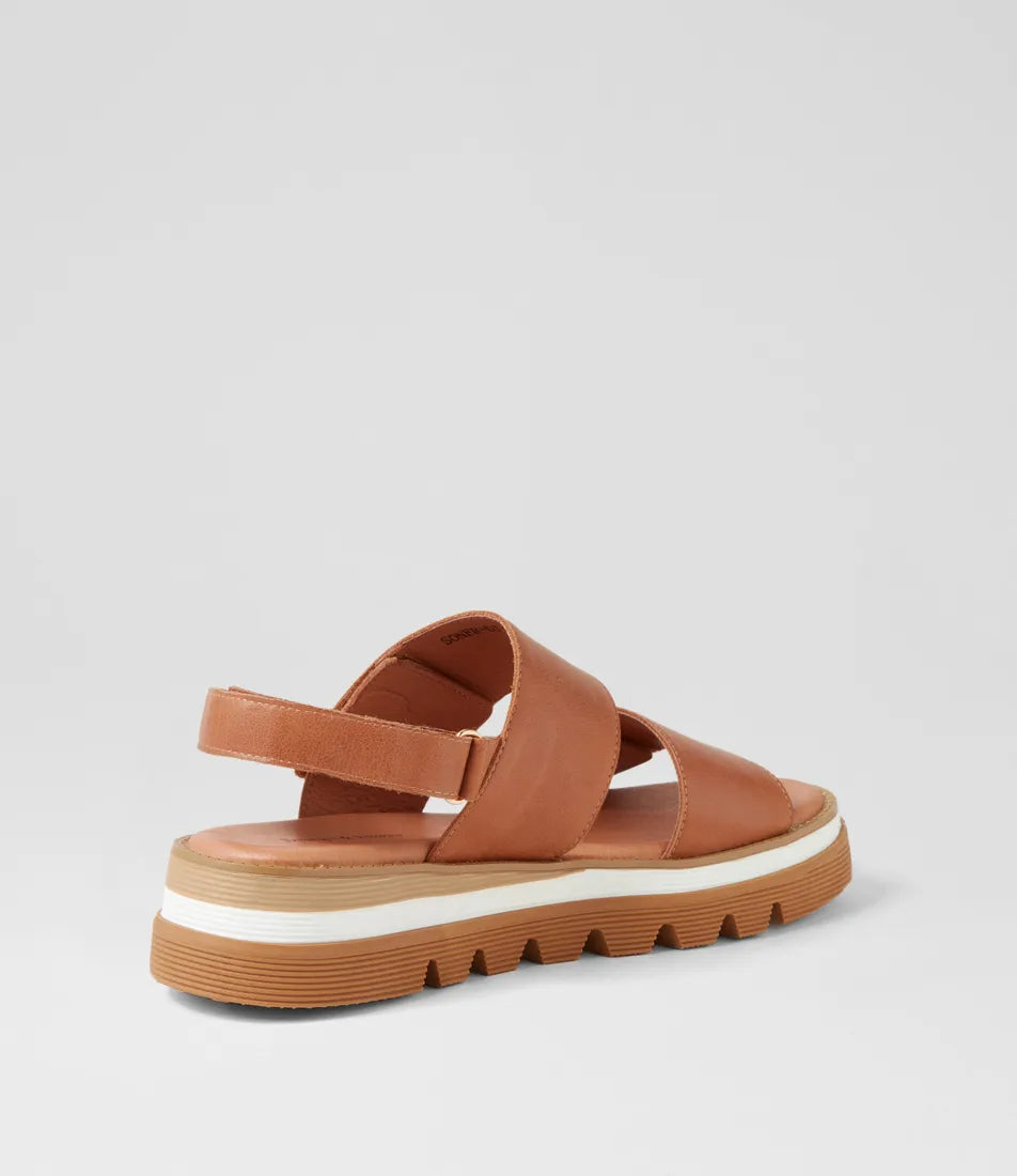 Soner Tan Leather Sandal - Django & Juliette - Beechworth Emporium