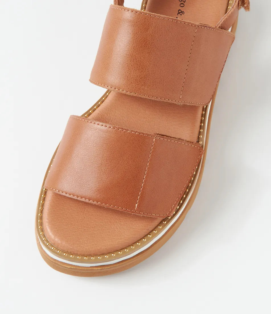 Soner Tan Leather Sandal - Django & Juliette - Beechworth Emporium