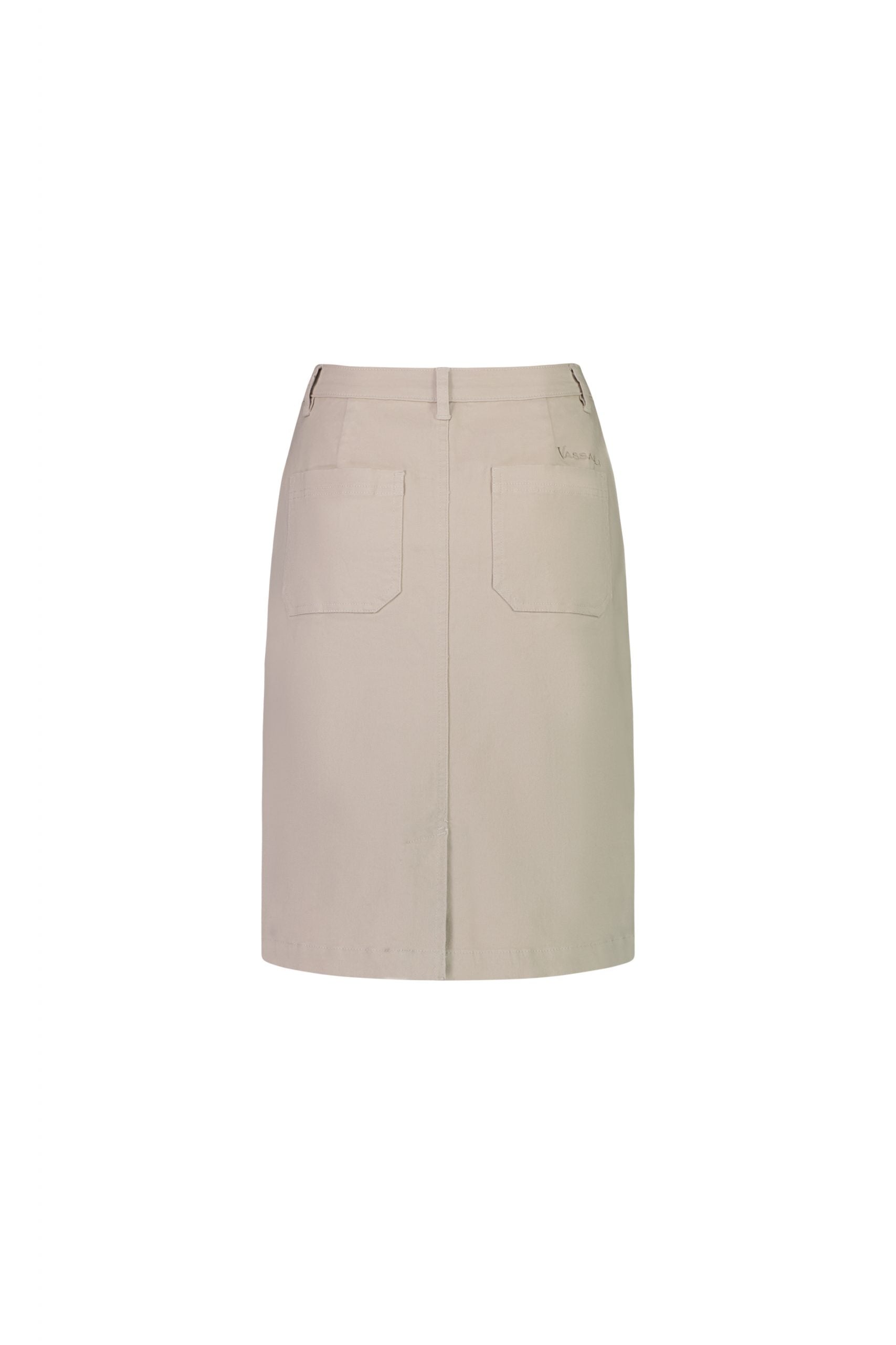 Cotton drill outlet skirt