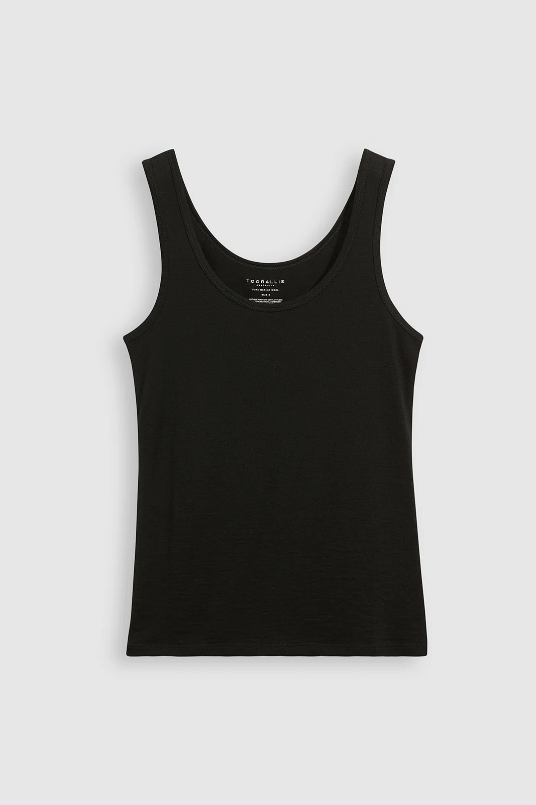 Scoop Merino Tank | Black - Toorallie - Beechworth Emporium