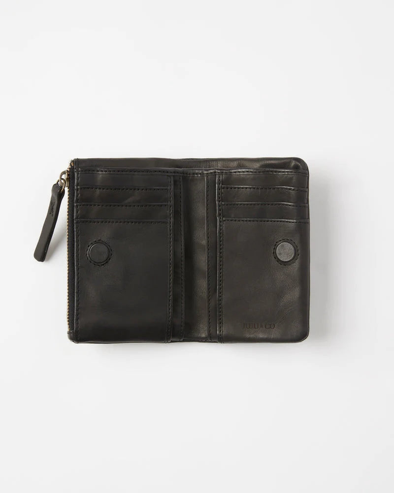 Small Capri Wallet | Black - Juju & Co - Beechworth Emporium