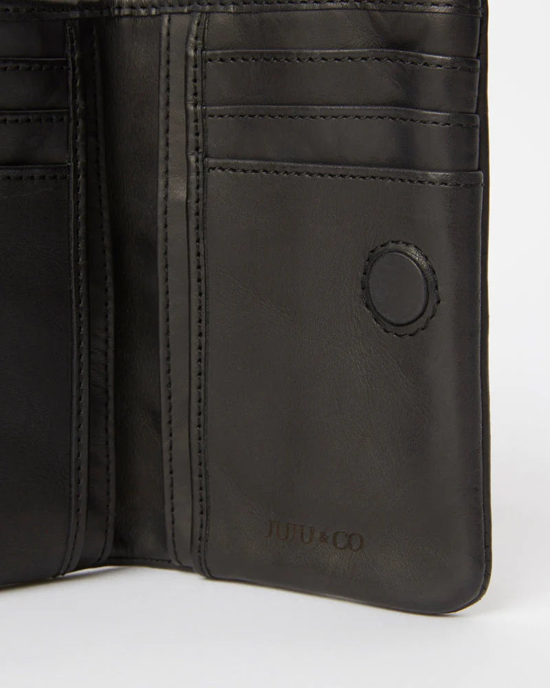 Small Capri Wallet | Black - Juju & Co - Beechworth Emporium